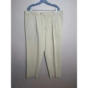 Tommy Bahama Pants Mens 38x30 Khaki Tan Silk/Cotton